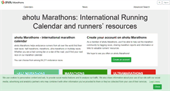 Desktop Screenshot of marathons.ahotu.com