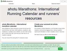 Tablet Screenshot of marathons.ahotu.com